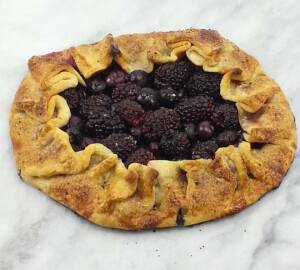 Black and Blueberry Galette