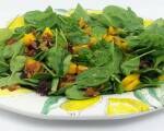 Picture of Grilled Mango Spinach Salad with Cranberries