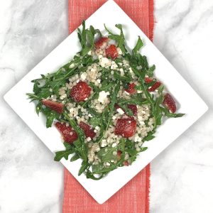 Couscous Arugula Strawberry Salad