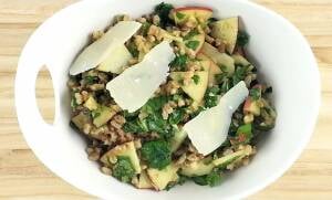 Farro Baby Kale and Apple Salad