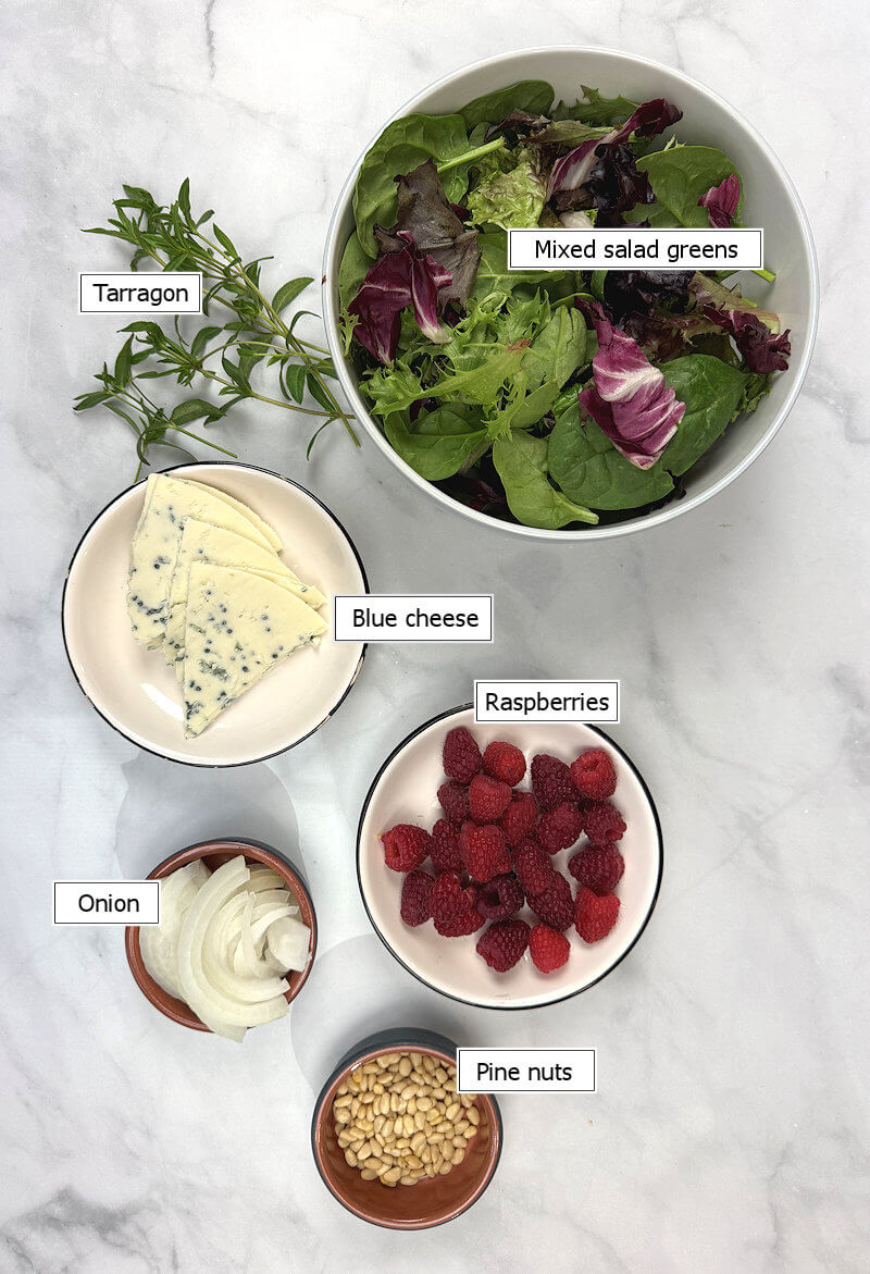 Key ingredients to make Martha's Vineyard Salad