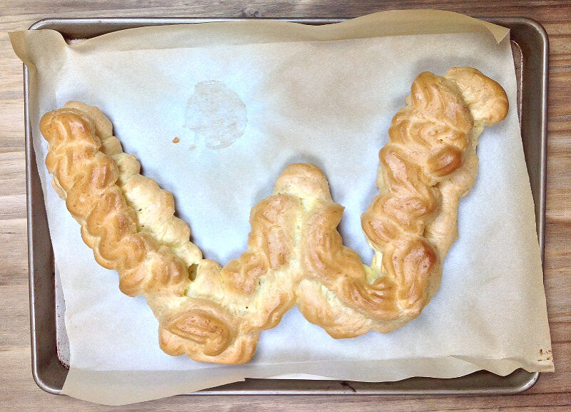 Happy Birthday Eclair not yet decorated