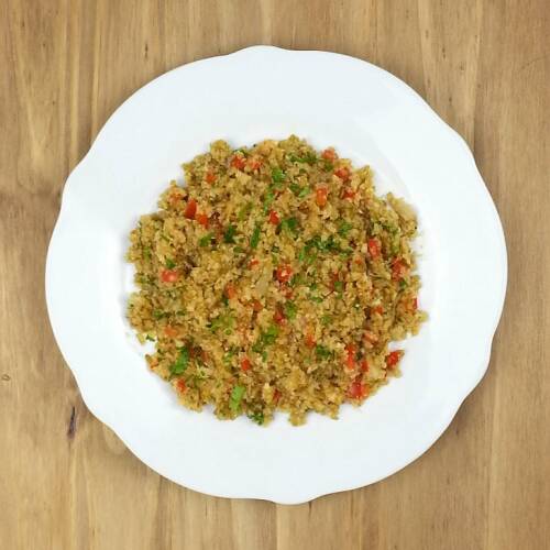 Freekeh with Cauliflower Rice