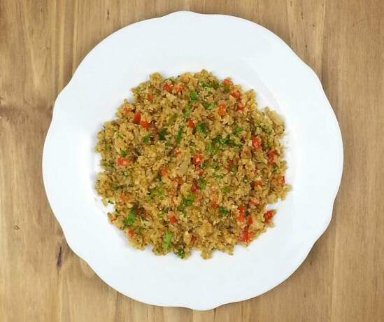 Freekeh with Cauliflower Rice