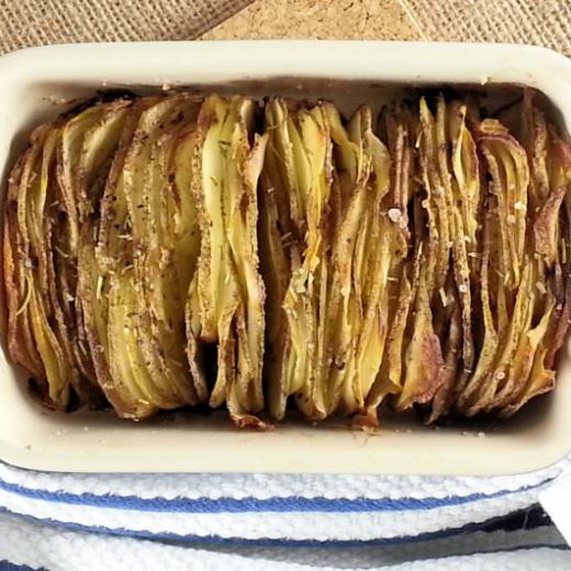 Roasted Accordion Potatoes