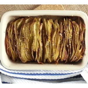 Roasted Accordion Potatoes