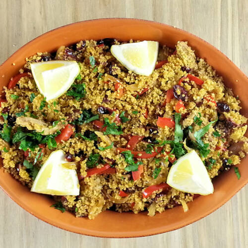 Mediterranean Chicken Couscous