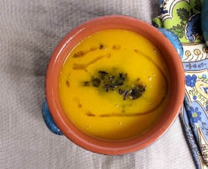 Orange and Yellow Pepper Soup