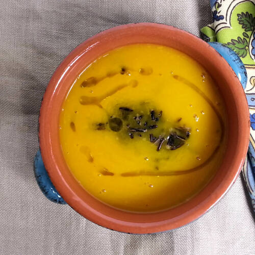 Orange and Yellow Pepper Soup