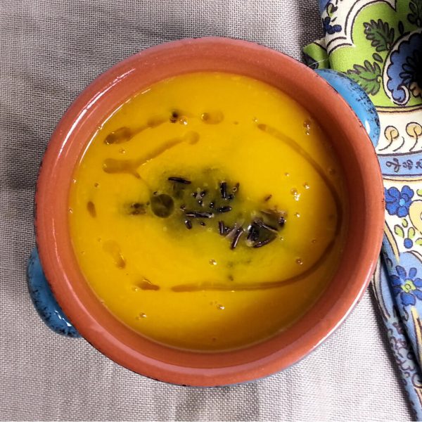 Orange and Yellow Pepper Soup