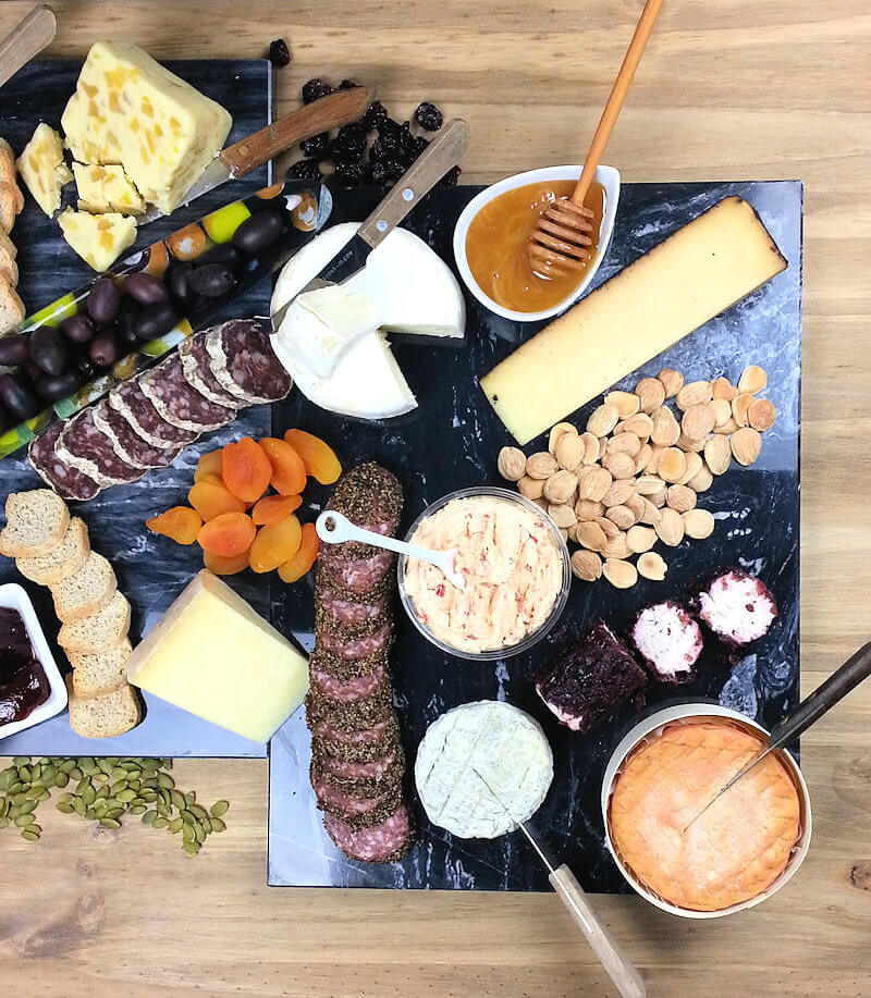 Second part of winning cheese platter