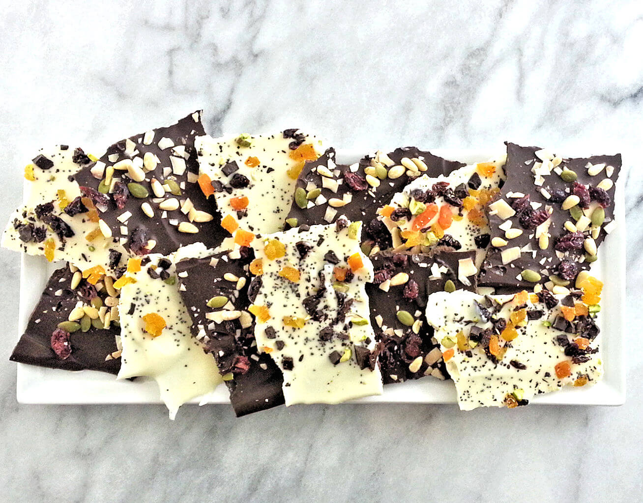 Dark & White Chocolate Bark