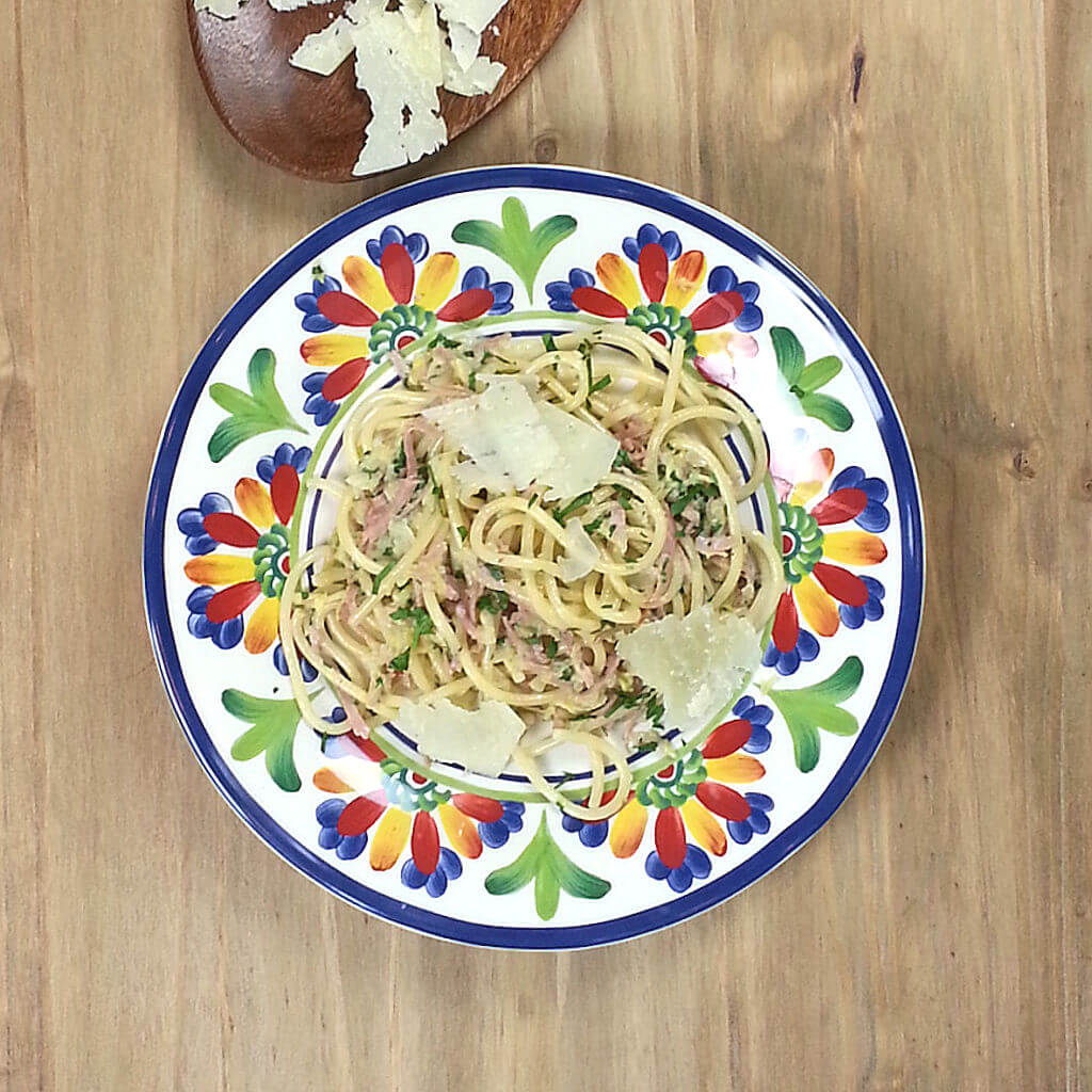 Pici Pasta with Cabbage & Ham