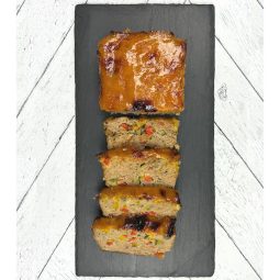 Turkey Vegetable Meatloaf with Mango Glaze