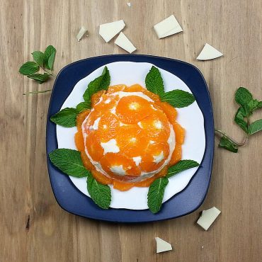 White Chocolate Mousse with Mandarin