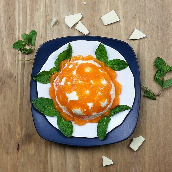 White Chocolate Mousse with Mandarin