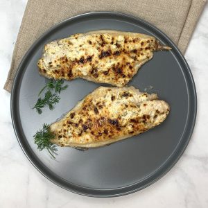 Catfish with Parmesan and Herbs Crust