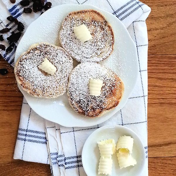 Small Raisin Dessert Pancakes