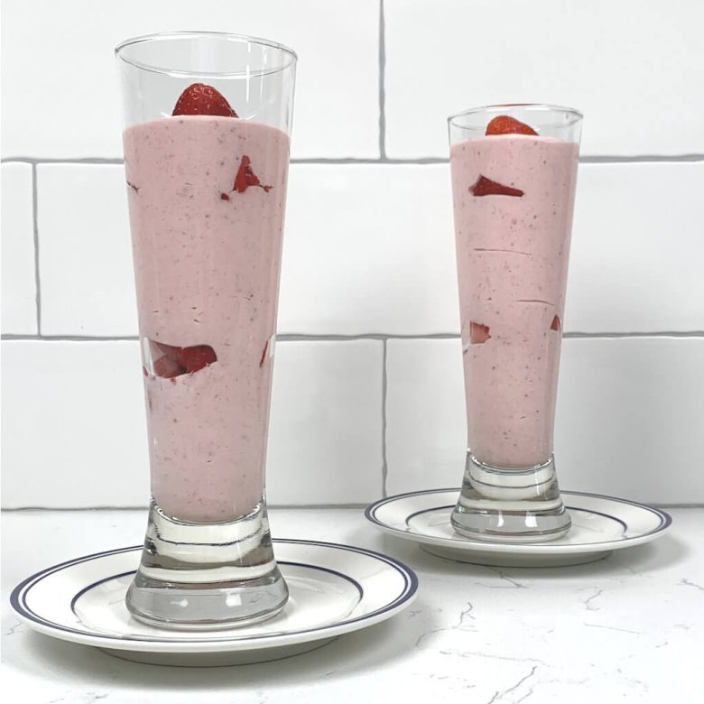 Strawberry Mousse for Two