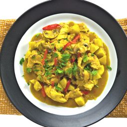 Chicken with Potatoes in Coconut Sauce