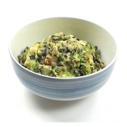 Lettuce, Potato, Bacon and Apple Mash