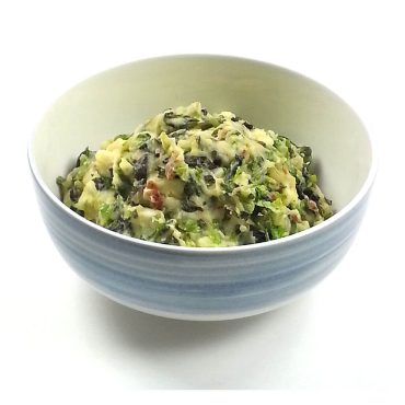 Lettuce, Potato, Bacon & Apple Mash