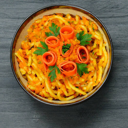 Pasta with Carrot Wine Sauce