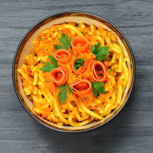 Pasta with Carrot Wine Sauce