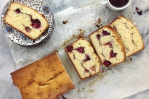 Raspberry Swirl Cream Cheese Cake