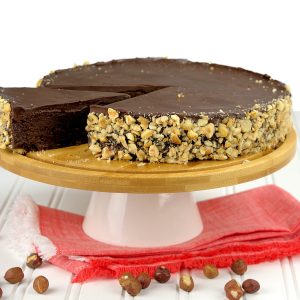 Flourless Double Chocolate Cake with Hazelnuts