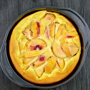 Peaches n Cream Clafouti