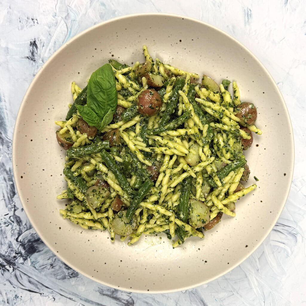 Trofie al Pesto Genovese