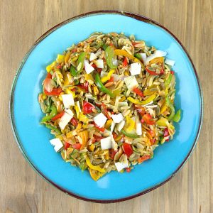 Bell Pepper Orzo Salad
