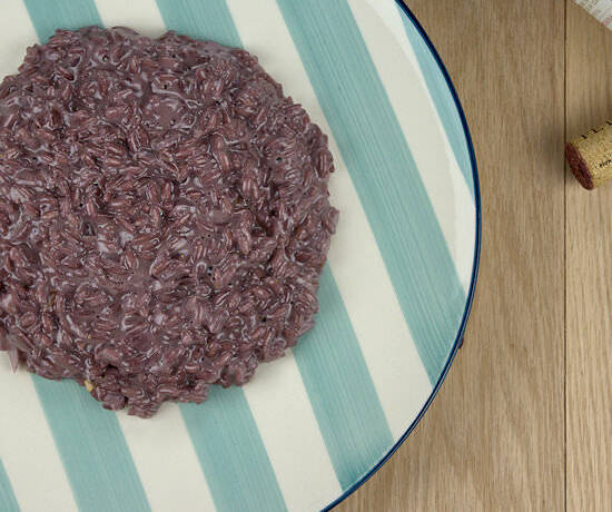 Red Wine Risotto with Mascarpone