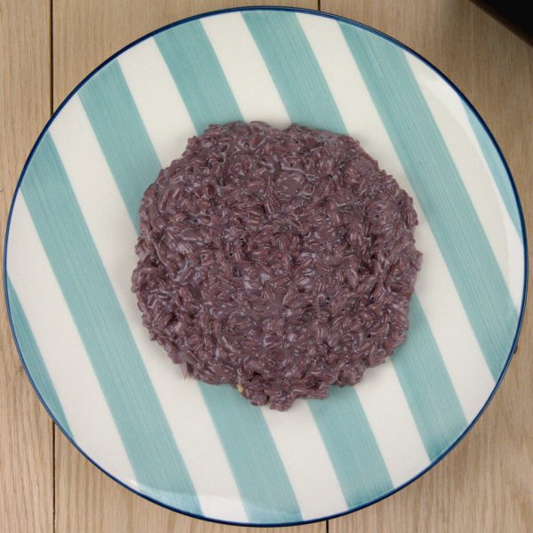 Red Wine Risotto with Mascarpone