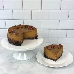 Pumpkin Pie on Date-Pecan Crust