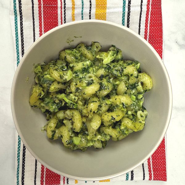 Broccoli and Spinach Mac & Cheese