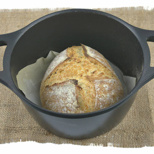 Artisan No-Knead Country Bread