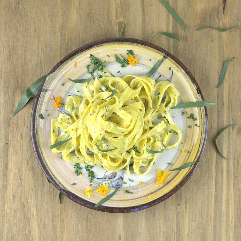 Creamy Pasta with Citrus and Tarragon