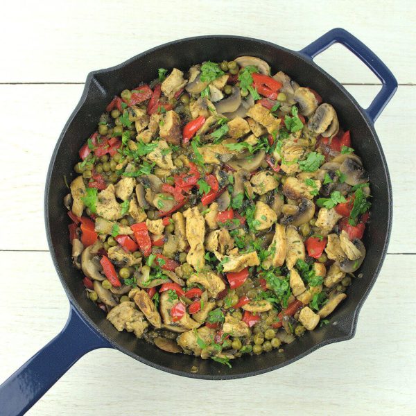 One Pan Chicken and Vegetable Skillet