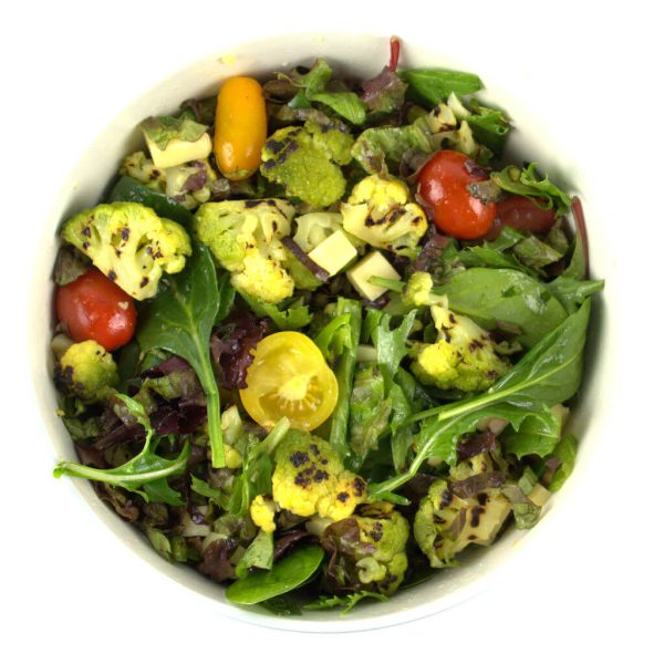 Roasted Green Cauliflower Salad