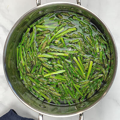 Step 1 - Cook the asparagus