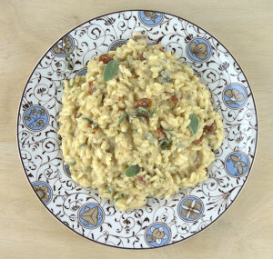 Gorgonzola Risotto with Sundried Tomatoes