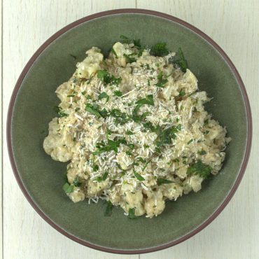 Cauliflower Risotto with Mizithra Cheese