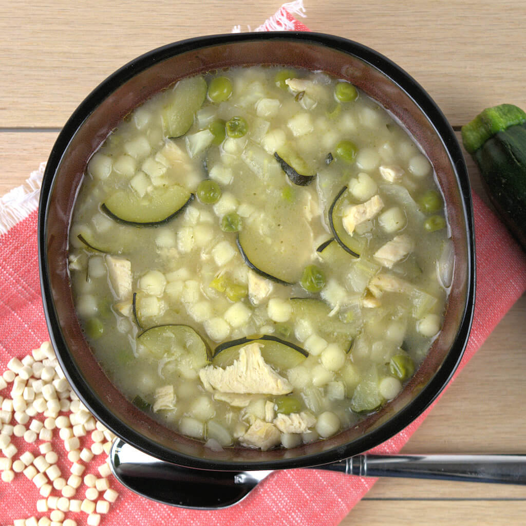 Italian Chicken Soup with Fennel and Zucchini