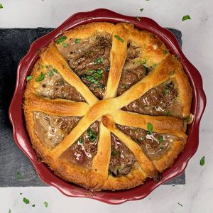 Ground Beef Pie For Two