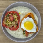 Stuffed Bell Peppers Sunny Side Up
