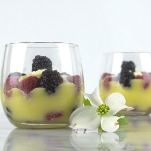 Lemon Curd Dessert with Berries