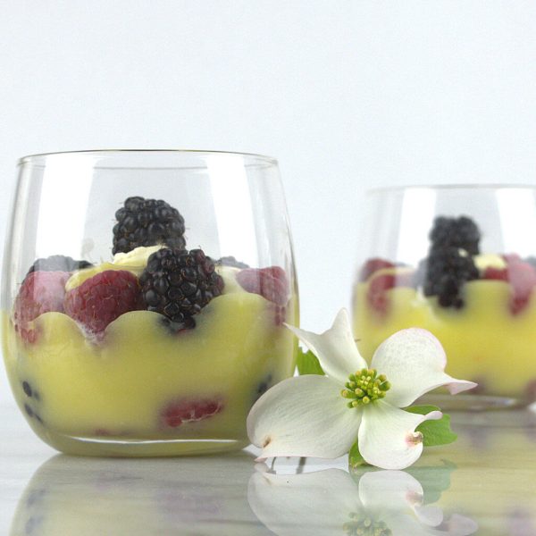 Lemon Curd Dessert with Berries
