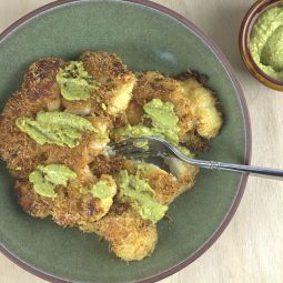 Cheese-Crusted Cauliflower Steaks